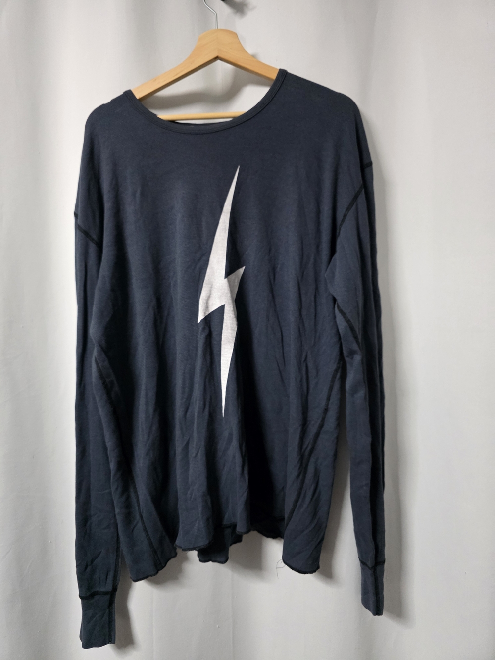Aviator Nation Navy Tee with Bolt XxL